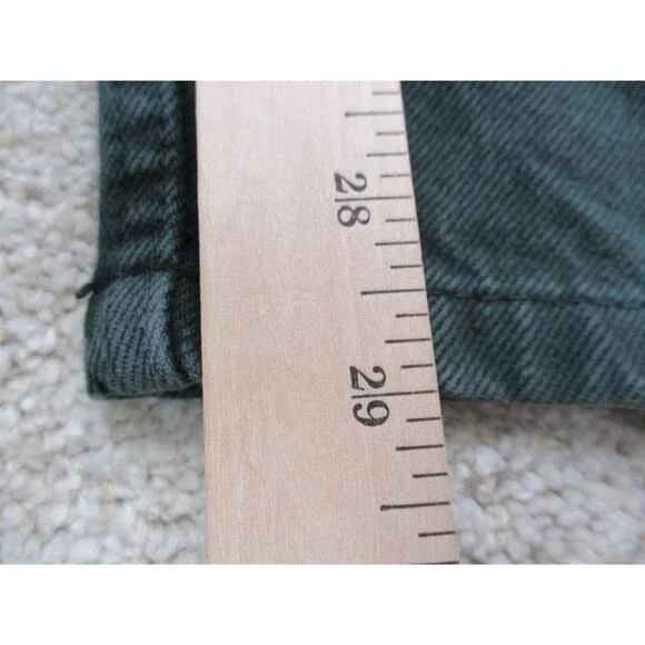 VINTAGE Levis 501 Jeans Mens 36 Green Straight Button Fly Denim 36x29 USA 90s